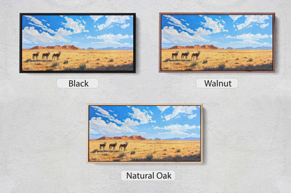 Namib Naukluft, Namib Desert Art, Desert Painting, Gemsbok Antelope