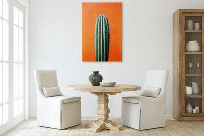 Cactus Art, Lone Cactus, Desert Decor, Southwest Art