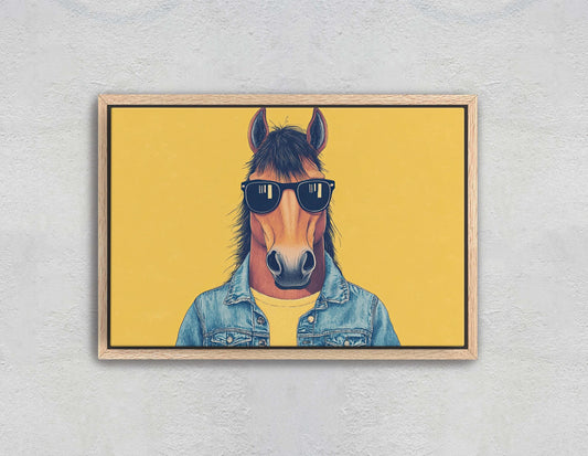 Hipster Horse Print, Street Art, Graffiti Print, Pop Art, Modern Decor