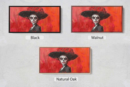 Day of the Dead, Mexican Art, Skeleton, Maximalist Print