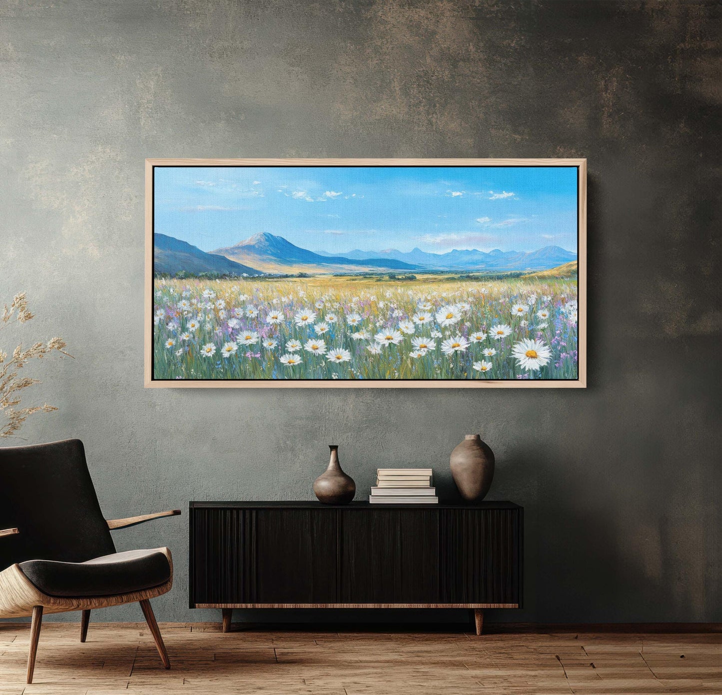 Daisy WIldflowers, Lily Flowers, Mountain Landscape