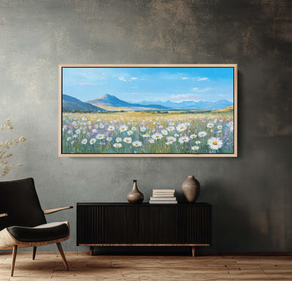 Daisy WIldflowers, Lily Flowers, Mountain Landscape
