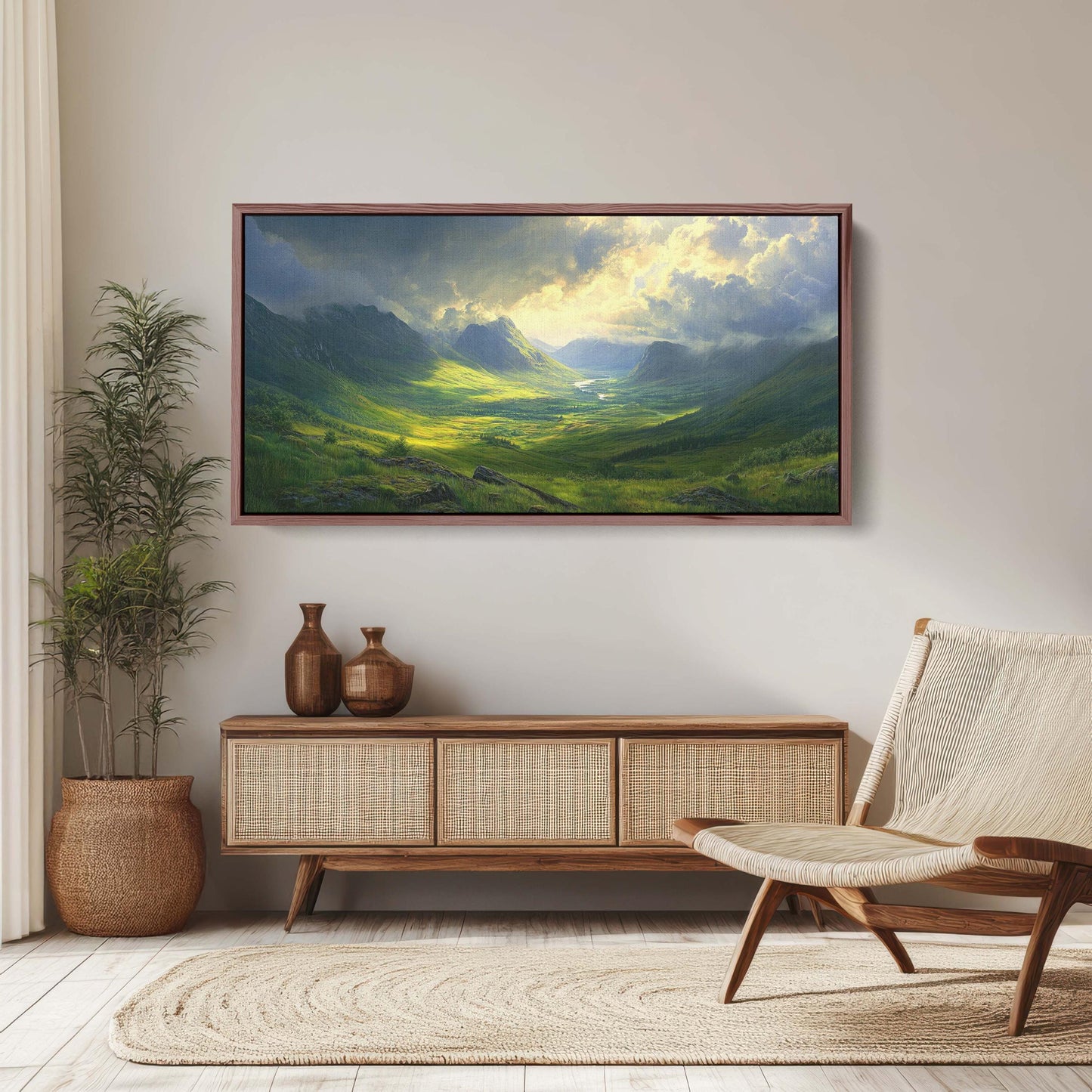 Celtic Highlands, Scotland Art, Scenic Art, Nature Painting