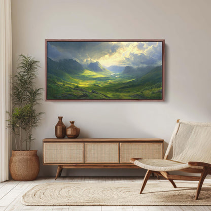 Celtic Highlands, Scotland Art, Scenic Art, Nature Painting