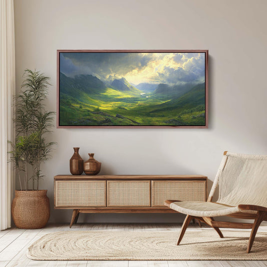 Celtic Highlands, Scotland Art, Scenic Art, Nature Painting