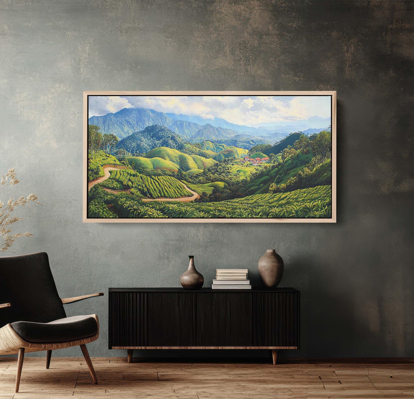 Cameron Highlands Art, Malaysia Print, Mossy Forest Art