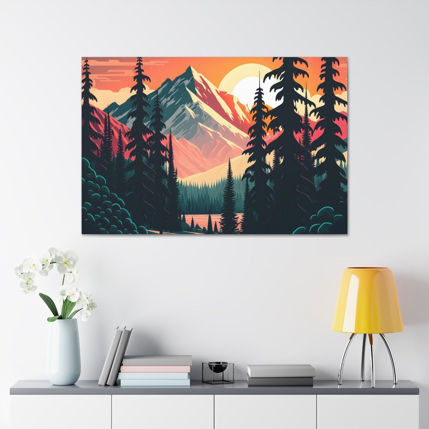 Colorado Rockies Landscape Canvas