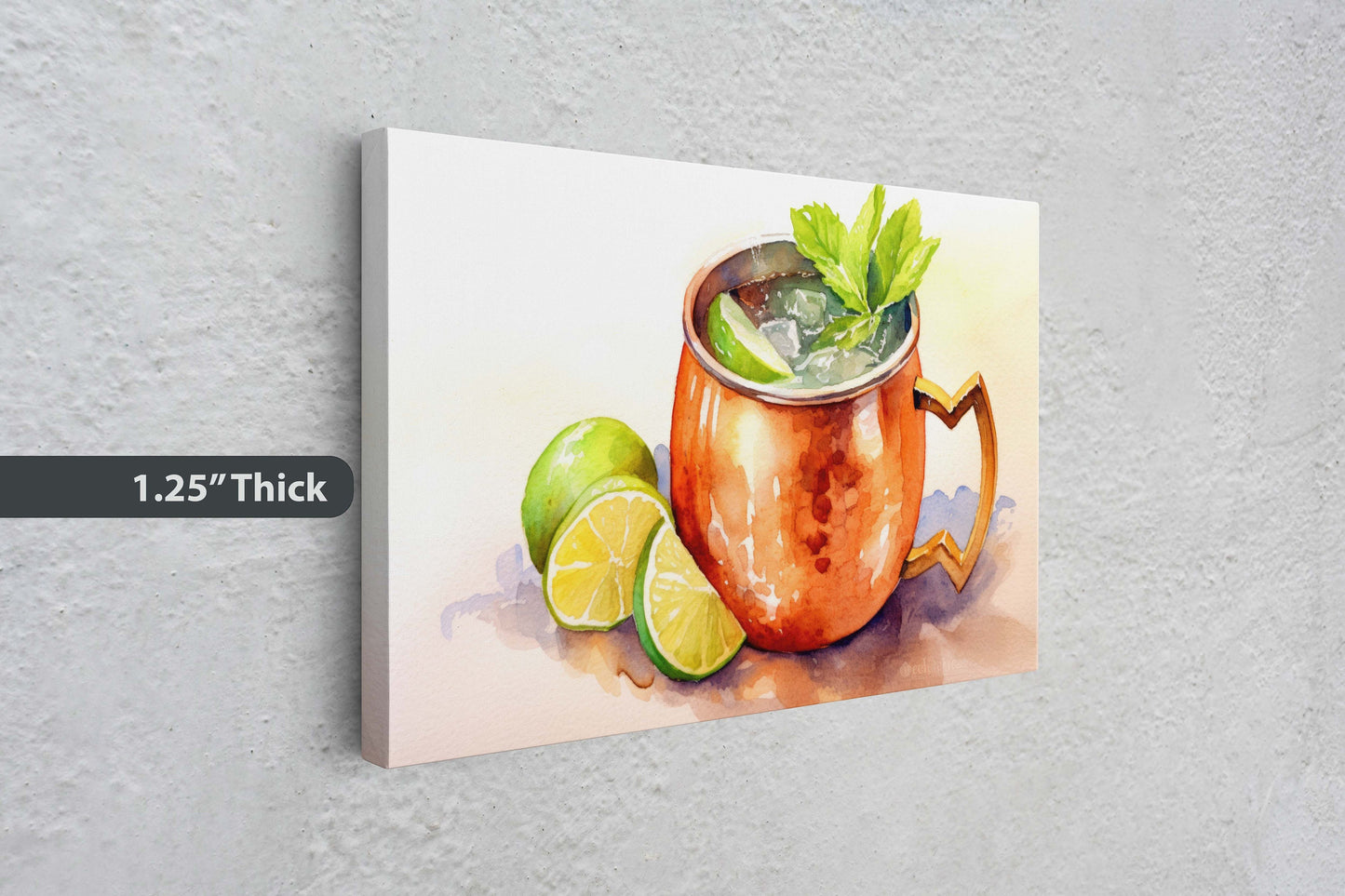 Moscow Mule, Copper Mug, Bar Decor, Restaurant art, Kitchen Decor, Dining Room Art, Beverage, Cocktail Print, Drink Decor, Mixologist