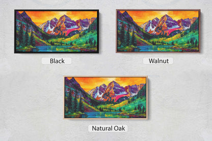 Maroon Bells, Colorado Mountains, Mountain Landscape, Colorful Mountains, Vibrant Nature