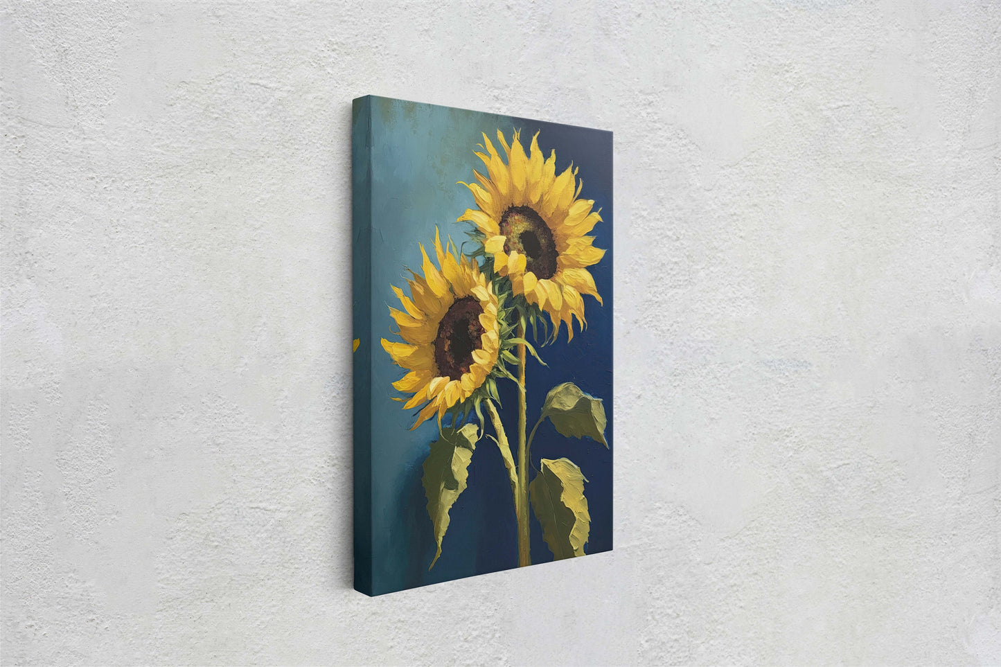 Sunflower Art, Flower Print, Wildflower, Traditional, Still Life, Farmhouse, Barn Decor, Living Room, Large Print, Ready to Hang