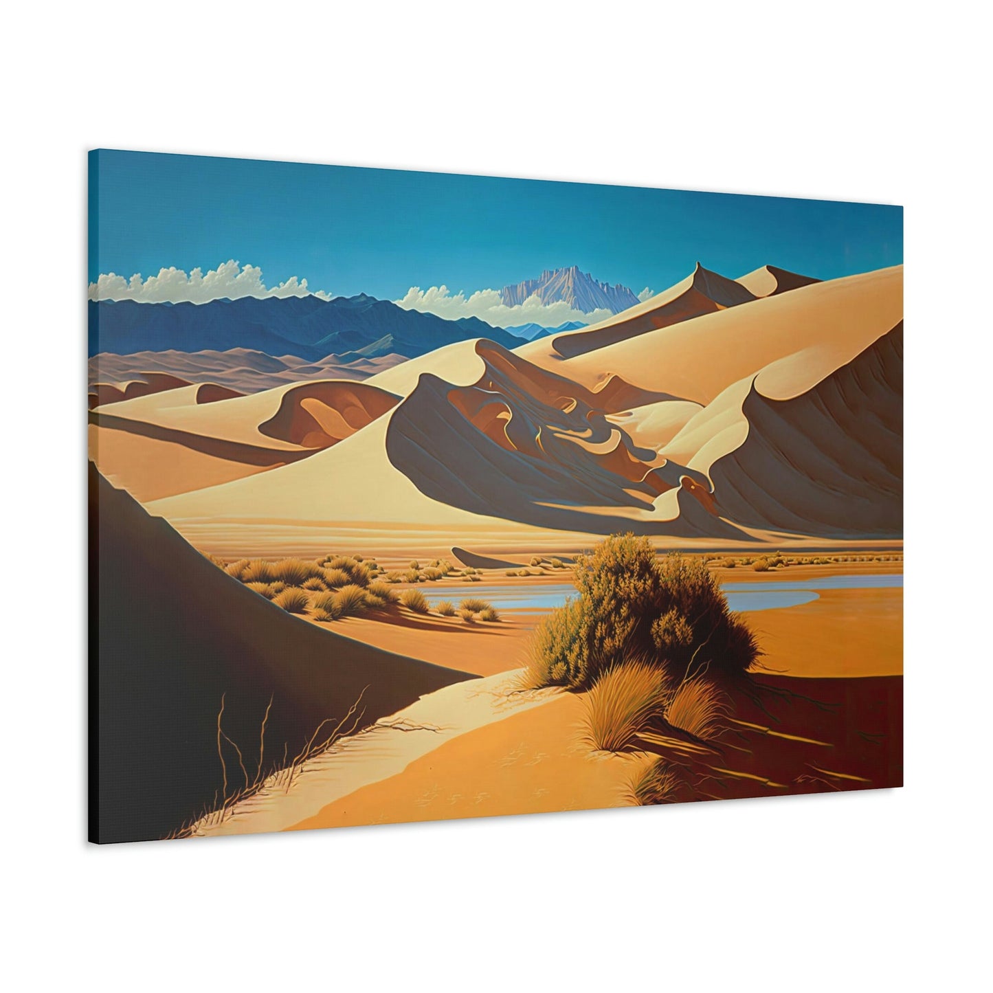 Sand Dunes Colorado Canvas Art Ready To Hang Large Print, Oil Painting, Landscape