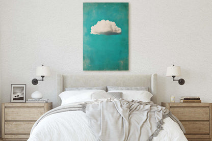 Maximalist Cloud, Emerald Green, Blue Tones