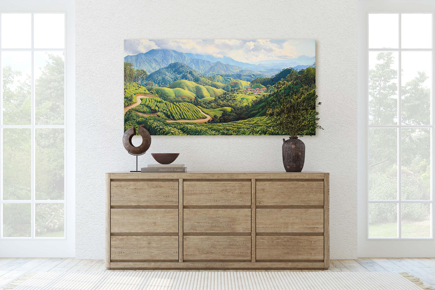 Cameron Highlands Art, Malaysia Print, Mossy Forest Art