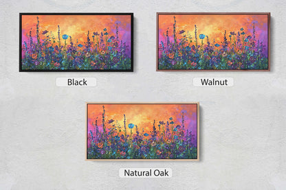 Vivid Wildflowers, Flower Painting, Statement Piece