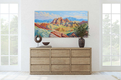 Danxia Landforms, Nature Landscape, Mountain Painting