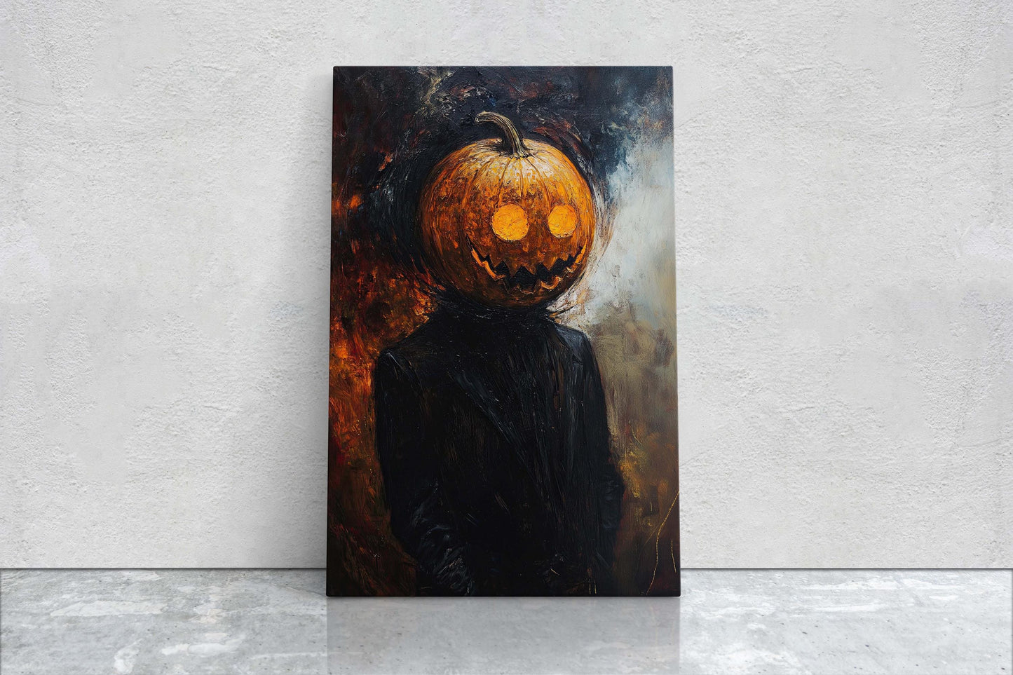 Scary Pumpkin, Halloween Art, Headless Horseman, Jack O Lantern, Spooky Art, Gothic Decor