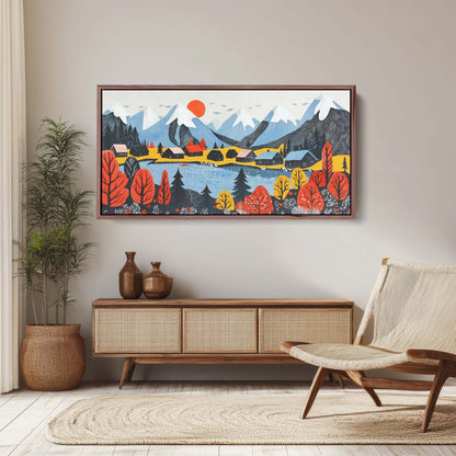 Scandinavian Mountain, Mountain Village, Mountain Town