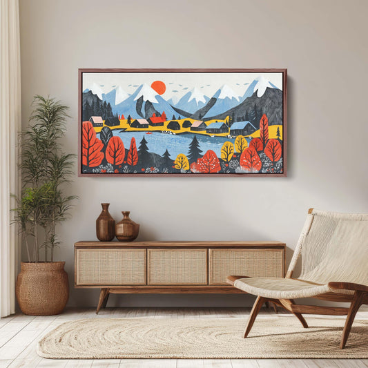 Scandinavian Mountain, Mountain Village, Mountain Town