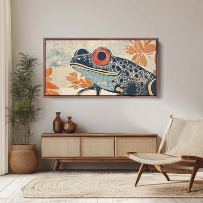 Abstract Frog Art, Scandinavian Print, Contemporary Art