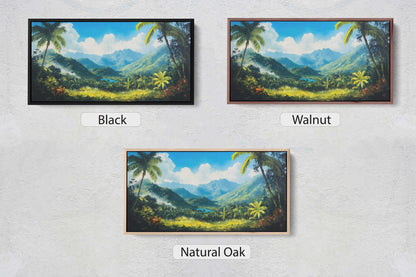 Blue Mountains Jamaica, Jamaica Wall Art, Nature painting