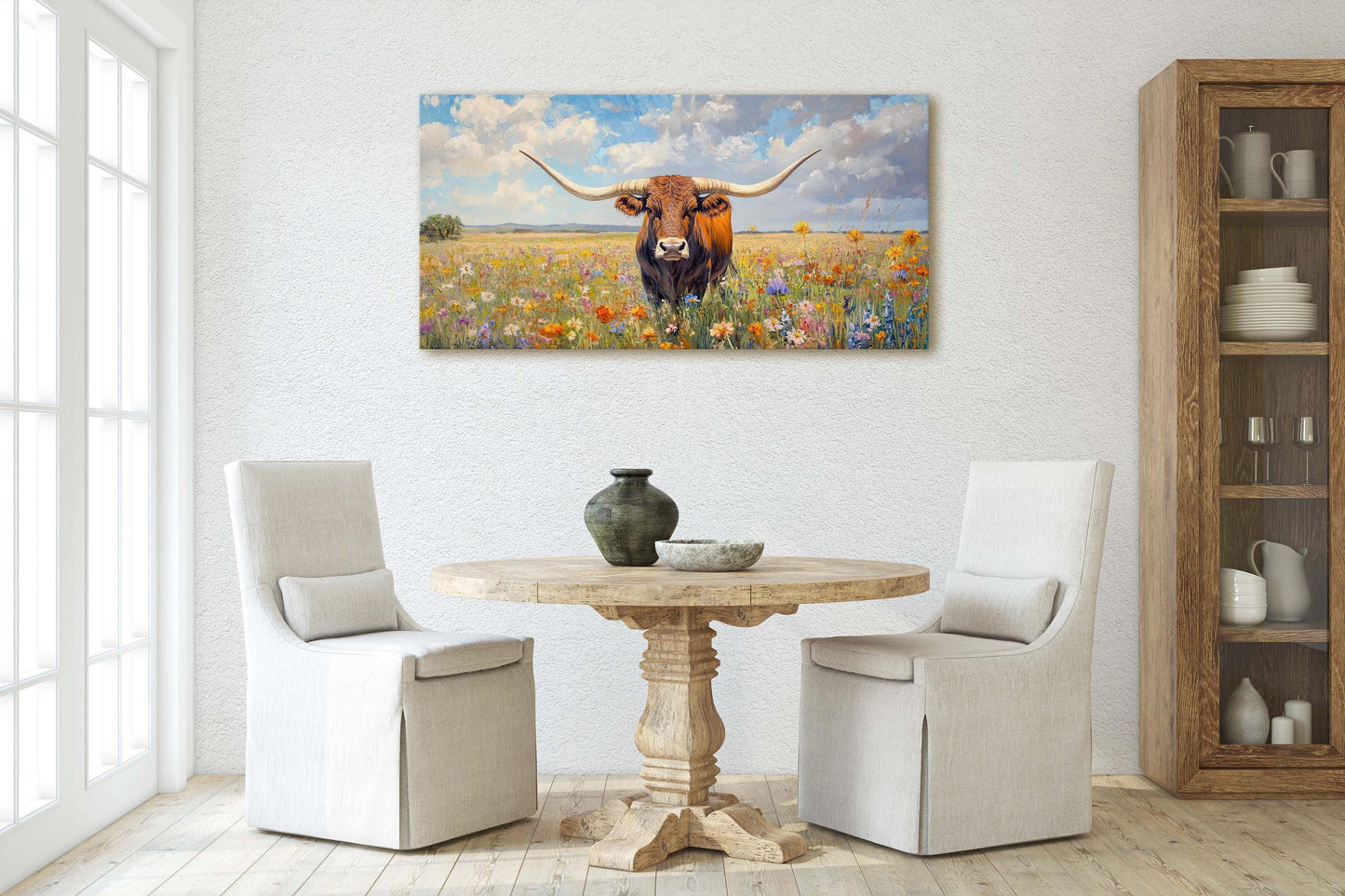 Texas Longhorn, Longhorn Cattle, Farmhouse Decor