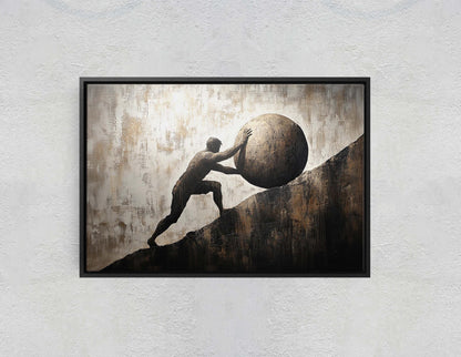 Sisyphus Art, Mythology Painting