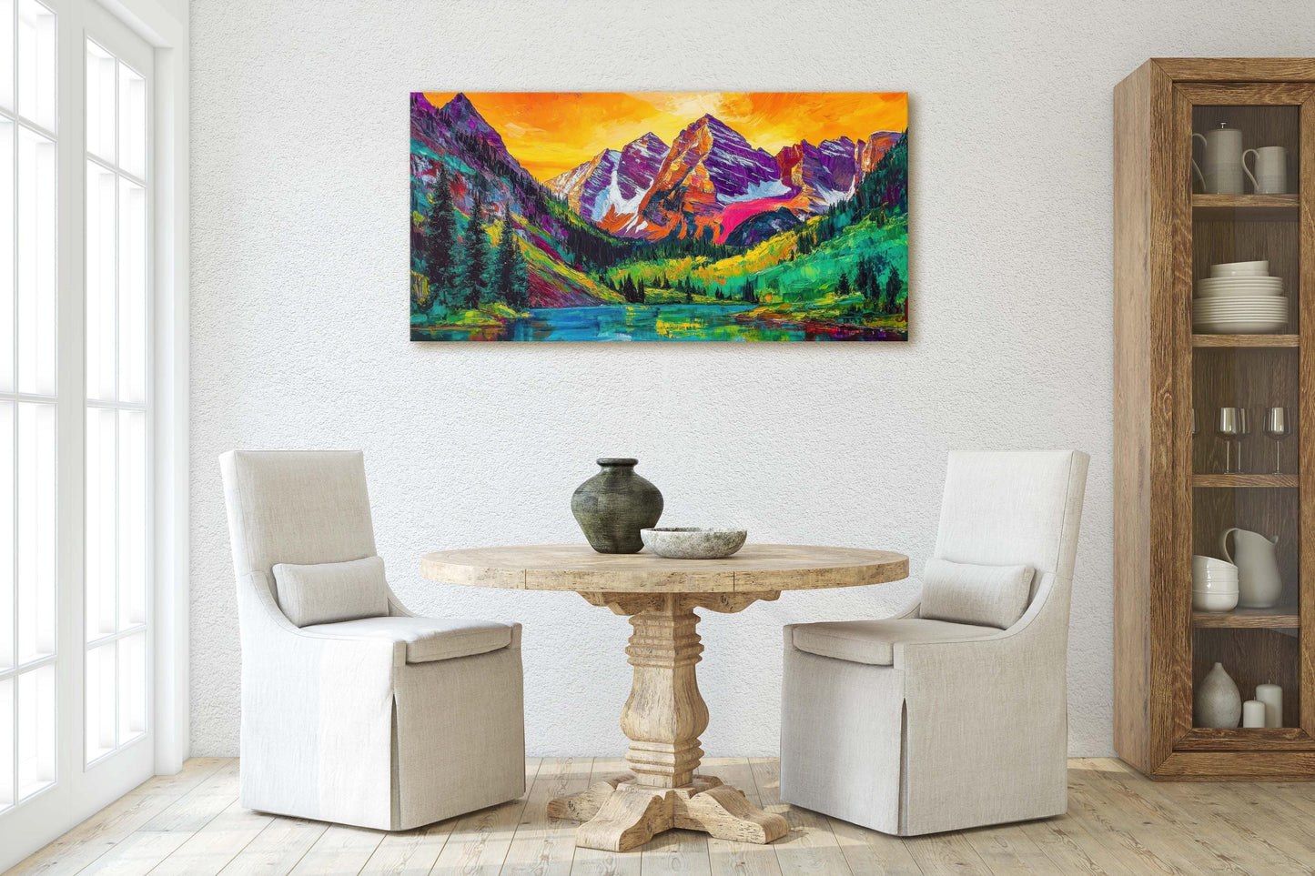 Maroon Bells, Colorado Mountains, Mountain Landscape, Colorful Mountains, Vibrant Nature