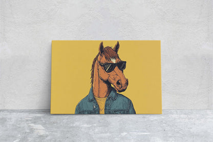 Hipster Horse Print, Street Art, Graffiti Print, Pop Art, Modern Decor