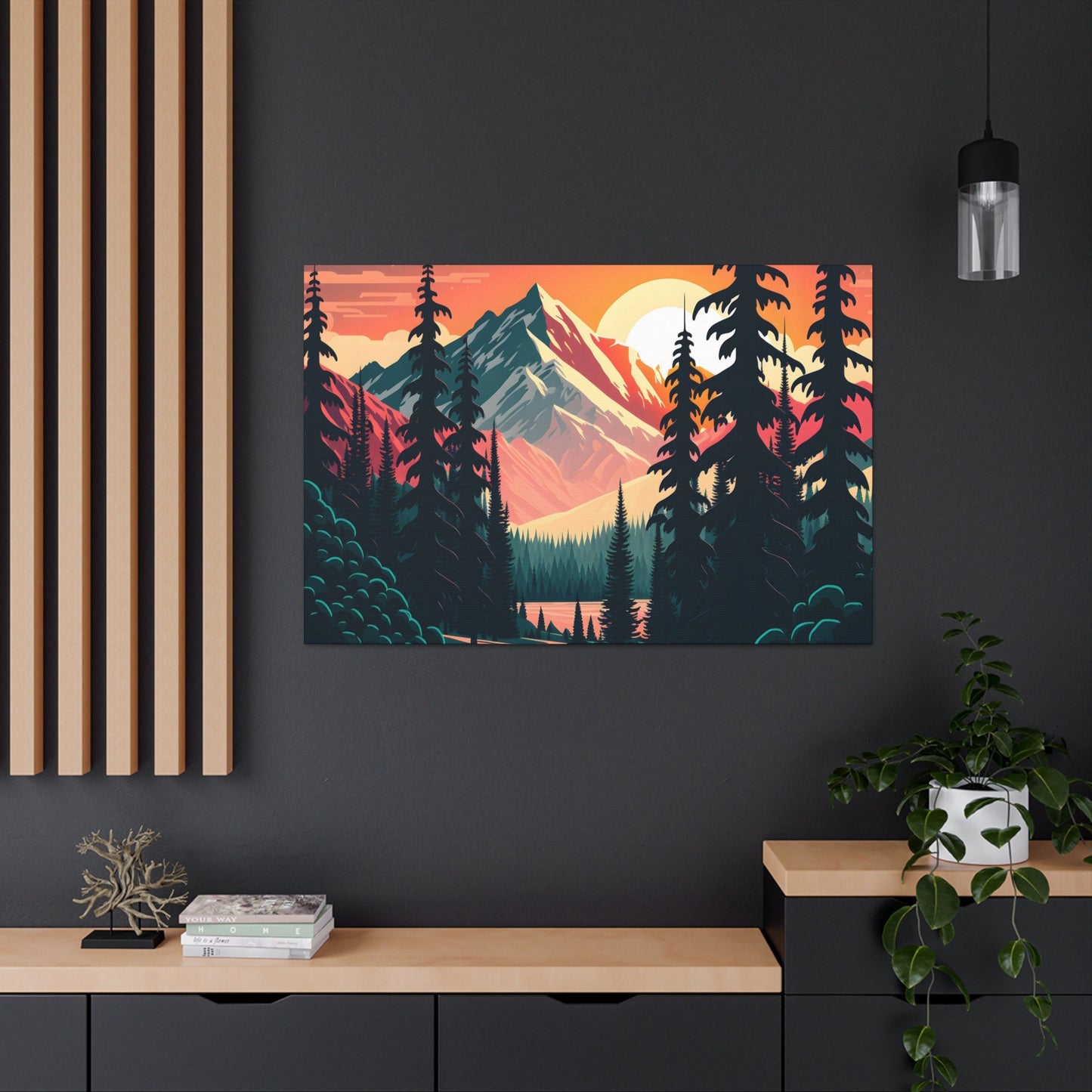 Colorado Rockies Landscape Canvas