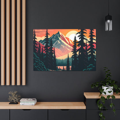 Colorado Rockies Landscape Canvas