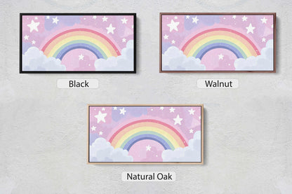 Rainbow Clouds, Kids Room, Nursery Art, Girls Room