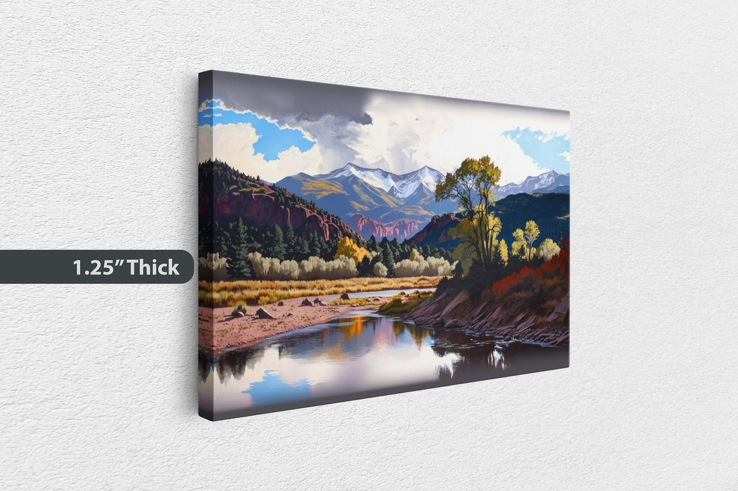 Redstone Colorado, Mountain Landscape, Rocky Mountains, Canvas Art, Ready To Hang, Large Print, Landscape Painting