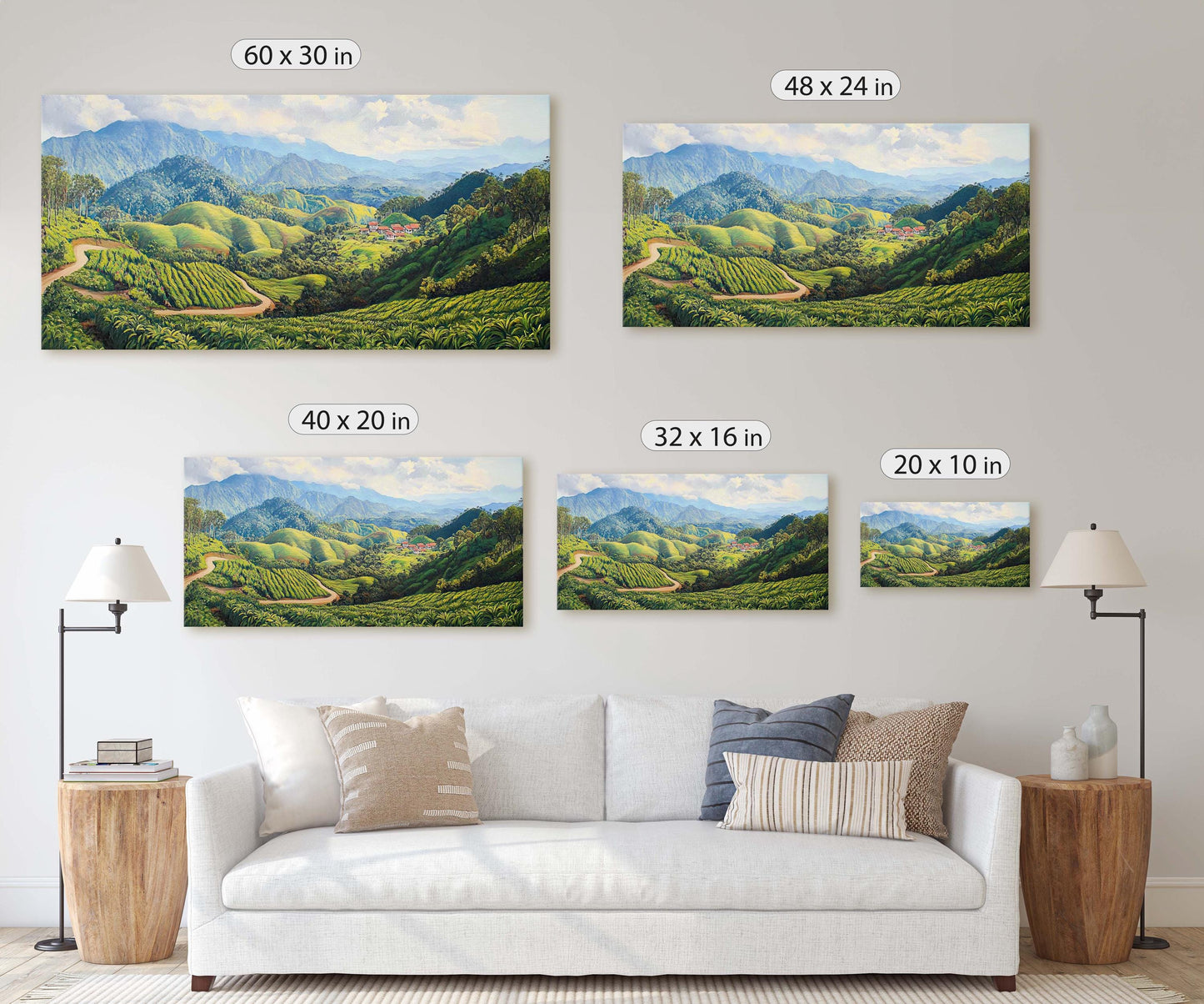 Cameron Highlands Art, Malaysia Print, Mossy Forest Art