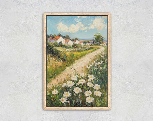 Countryside Painting, Dirt Road